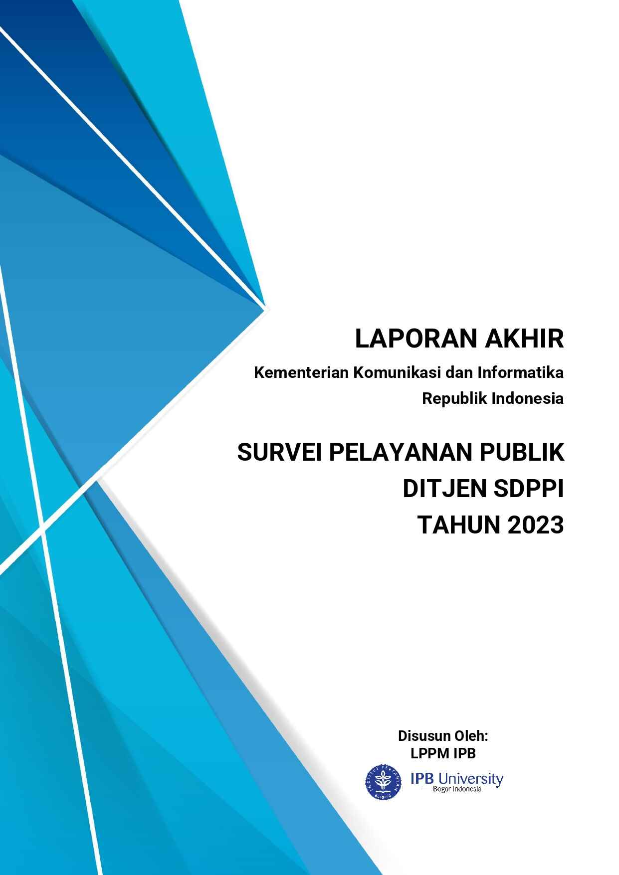 Survei Pelayanan Publik DITJEN SDPPI 2023